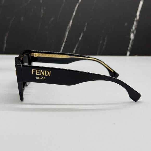 NEW FENDI BLACK GREY WOMEN SUNGLASSES FENDI FE40100I 01A main image 10